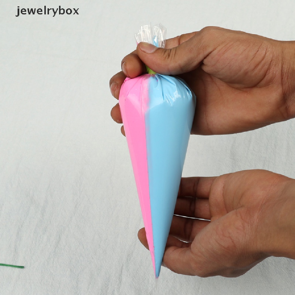 [jewelrybox] 50/100pcs Duawarna Pastry Bag Pastry Menebal Kue Kering Cup Cake Tools Butik