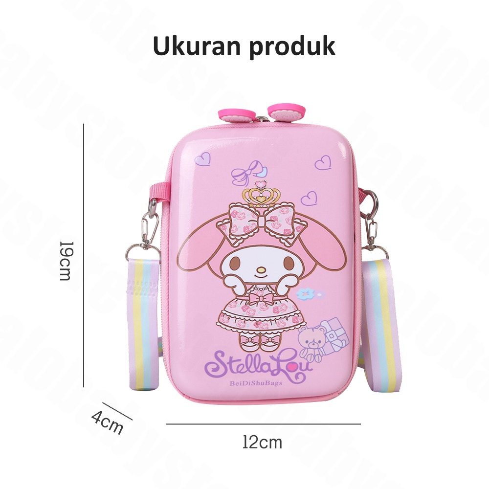 Halo Baby Tas Selempang Anak Karakter/Sling Bag Lucu anak/tas anak Hardcase Lucu