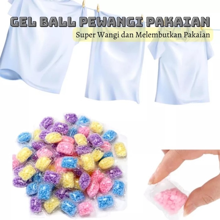 Gel Pengharum Pakaian / Laundry Gel Beads / Gel Pewangi Pelembut Pakaian