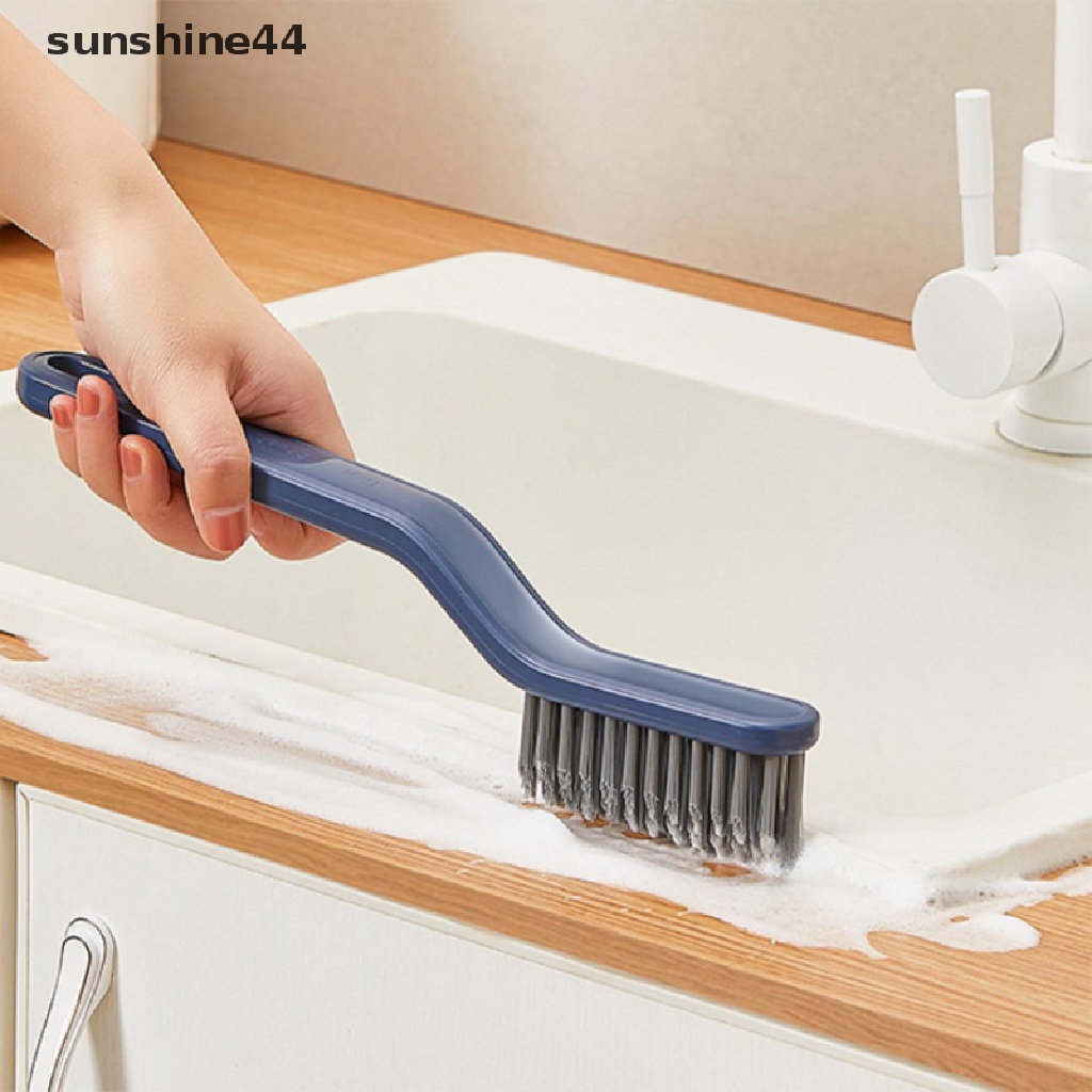 Sunshine 2-in-1 Sikat Pembersih Celah Lantai Ubin Kamar Mandi Serbaguna Window Groove Brush ID