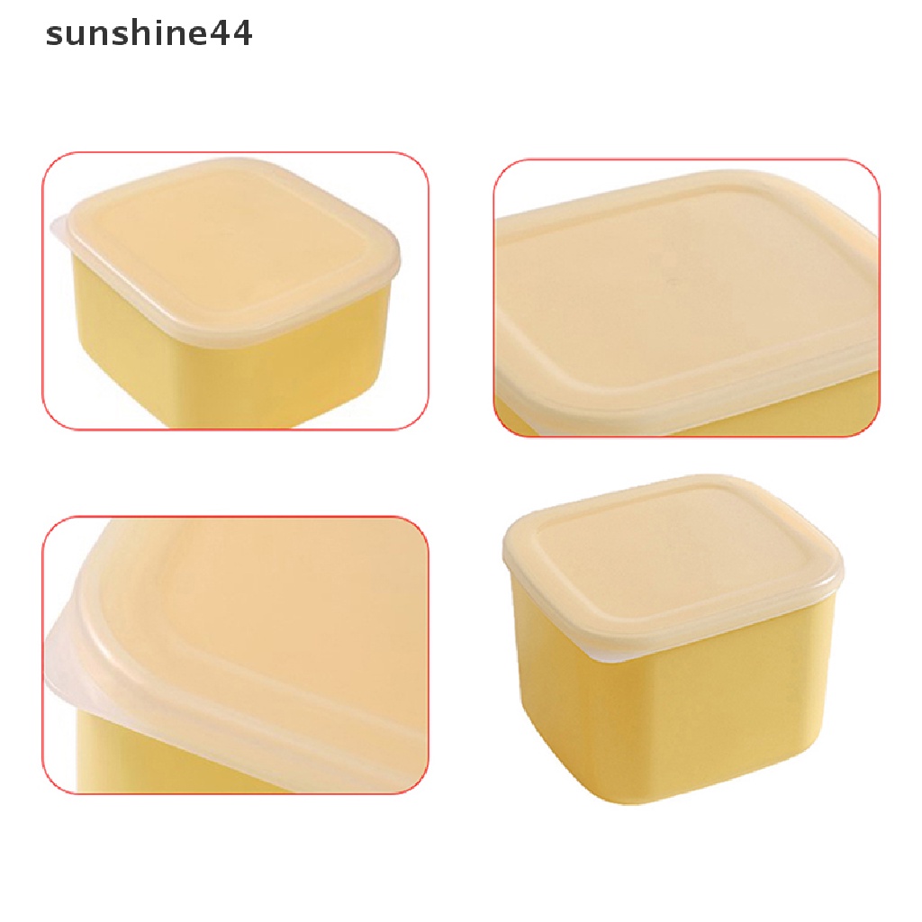 Sunshine Butter Cheese Kotak Penyimpanan Portable Buah Sayur Fresh-keeping Organizer Box ID