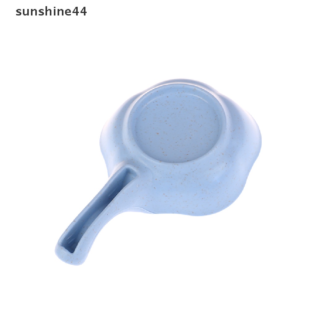 Sunshine 1Set Dapur Wheat Straw Piring Piring Bumbu Kreatif Dish Saucer Peralatan Makan ID