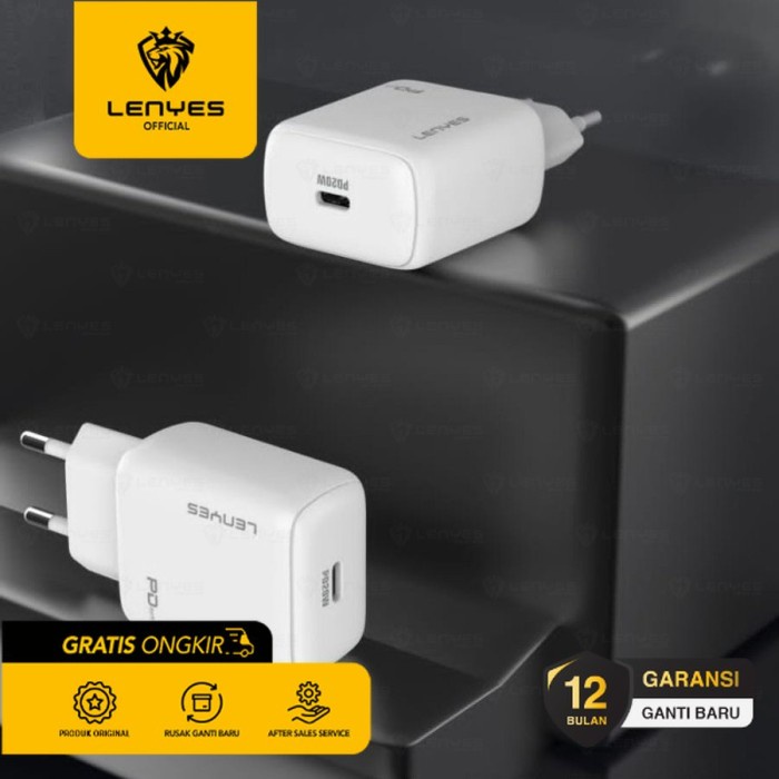 Travel Adapter Kepala Charger Lenyes LCH359 Fast Charging PD20W Type C original kabel cable casan travel charger tc android usb charger micro usb type c batok kepala charger