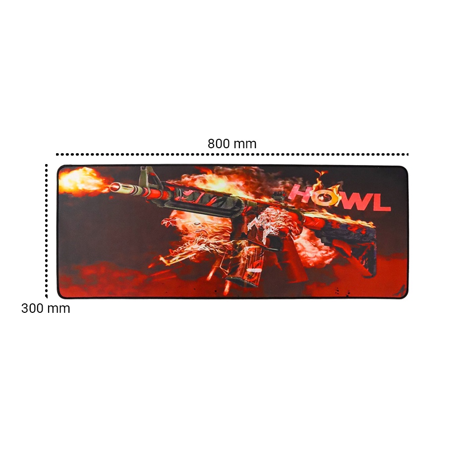Gaming Mouse Pad XL Desk Mat 300 x 800 x 3 mm Model 1-4 - MP005