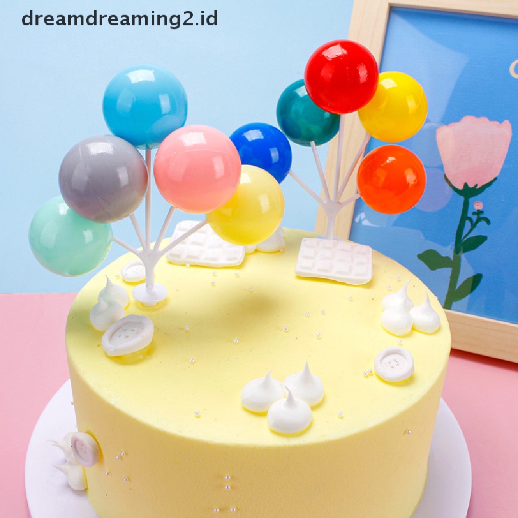 (hot) Balon Hujan Hiasan Kue Bintang Awan Cupcake Sofa Decor Dekorasi Pesta Ulang Tahun//