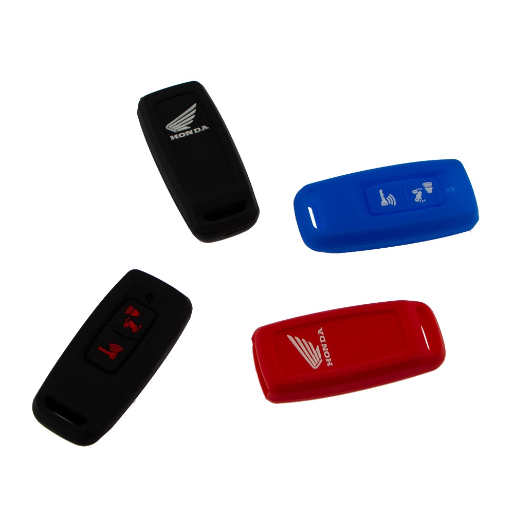 Silicone Key Cover Shell Case Kunci Motor Untuk HONDA PCX160 VISION SH350 PCX 160 Hybrid X-ADV SH125 Kekinian SH300 Forza