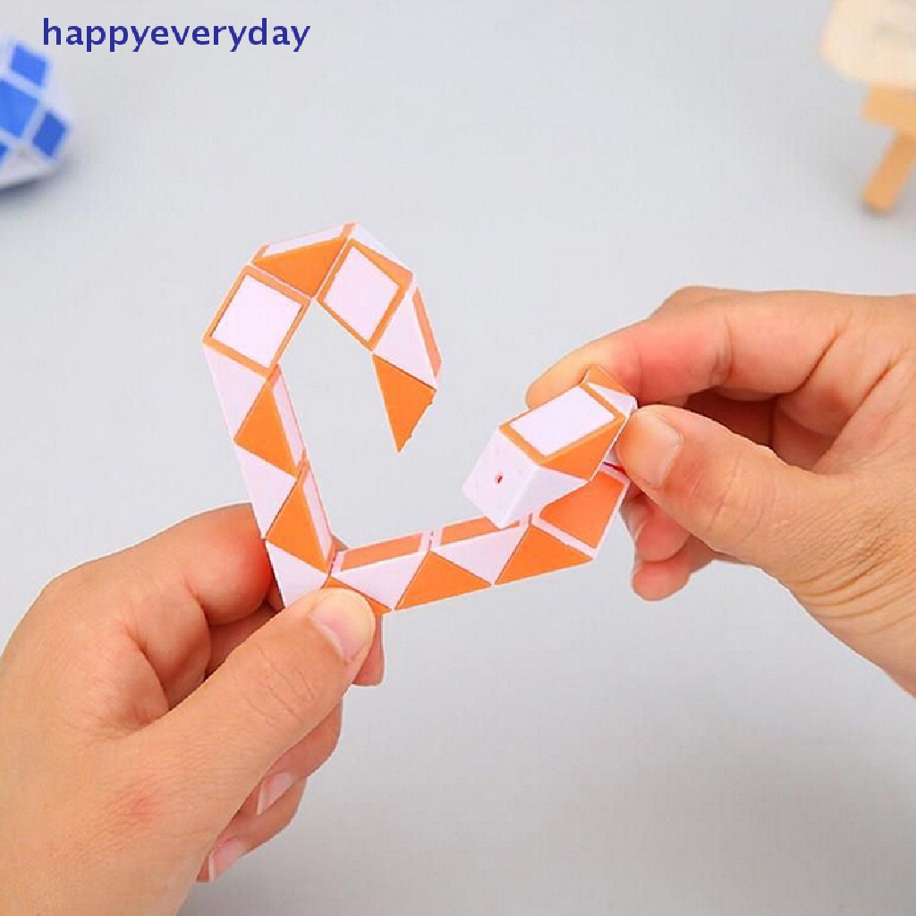 [happy] 1pc Mainan Edukasi hot Puzzle 3d Ular Keren magic Populer game Anak [ID]