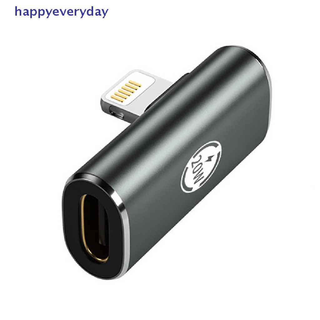 IPHONE [happy] Adaptor Multi Fungsi Tipe-C Female To Lightning Male 20W Pengisian Cepat Adaptor Ponsel Ios Adapter Fast Charging Transfer Data Extension Converter Untuk Iphone11Ipho