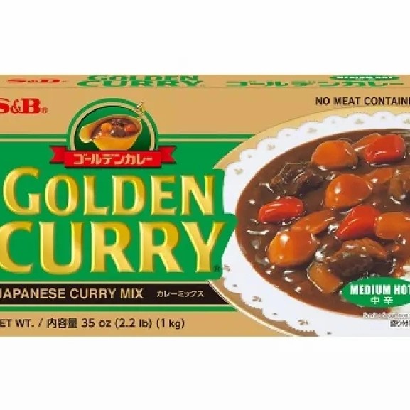 

[Ready Stock]-Cod S B Golden Curry Medium Hot 1kg