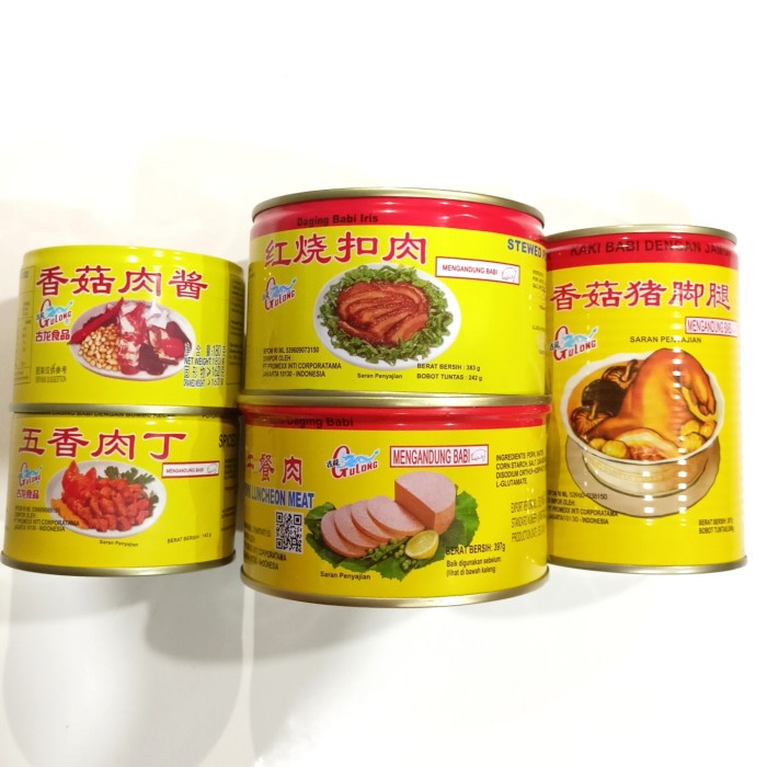 gulong stewed pork chop 397 gr baikut iga babi