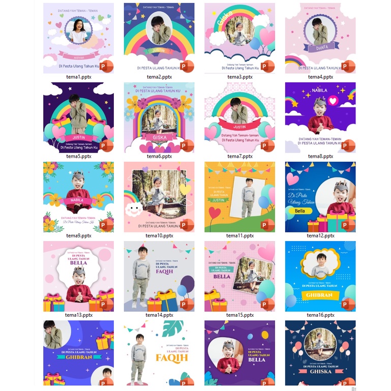 50 PowerPoint Animasi Aqiqah