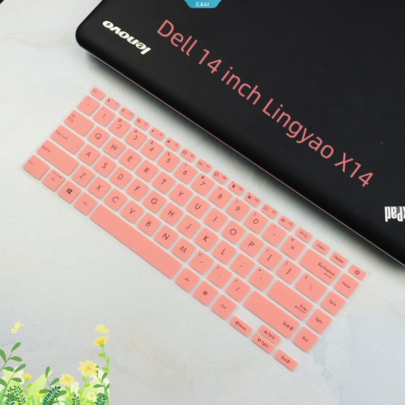 Cover Keyboard Laptop Model Untuk Dell 14inch Lingyao X14 Silikon Keyboard Protection Kulit Film Tahan Debu [ZK]