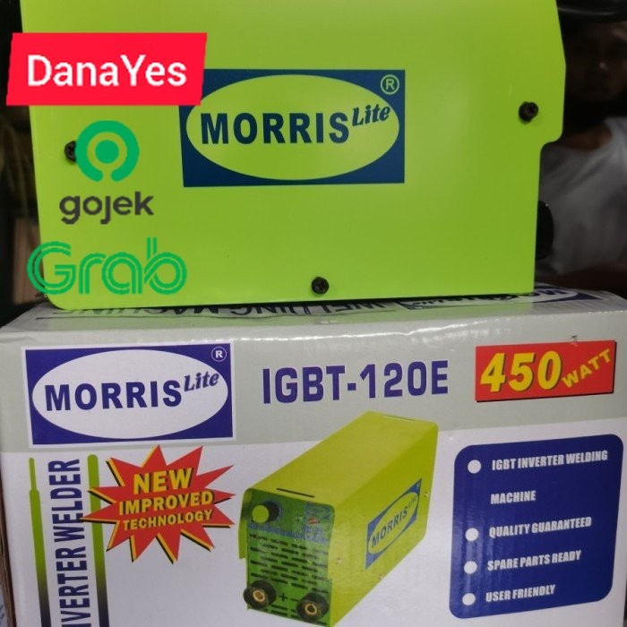 Mesin las listrik trafo las MORRIS IGBT120 IGBT-120 IGBT 120 E 450 Watt