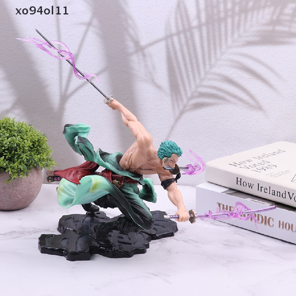 Xo 16cm Anime Figure Roronoa Zoro Action PVC Anime Model Patung Dekorasi Mainan OL