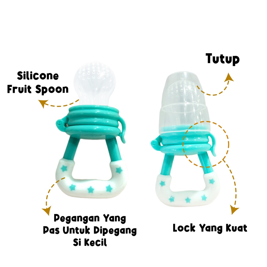 Basic Baby - Fruit Spoon Green Aqua199