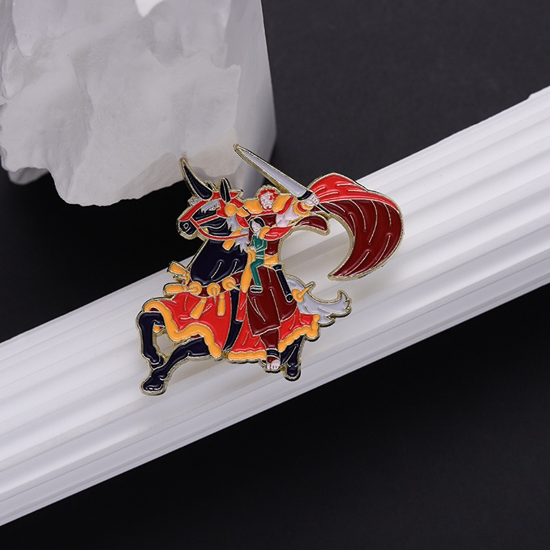 Fate/stay Night Saber Anime Lapel Pin Ransel Enamel Bros Kartun Perhiasan Hadiah Fate Series Lencana Permainan