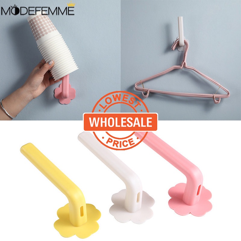 [Harga Grosir] [Unggulan] Rak Roll Kertas Dapur Kait Berbentuk L Tutup Panci Talenan Cangkir Tempat Penyimpanan Seamless Self-Adhesive Wall Hooks Hiasan Dinding Handuk Tissue Hanger