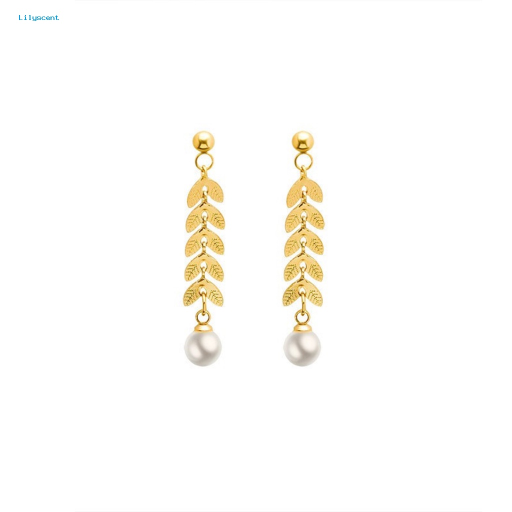 Lilyscent 1pasang Hypoallergenic Ear Studs Costume Aksesoris Simetris Modern Wanita Ear Studs Geometric