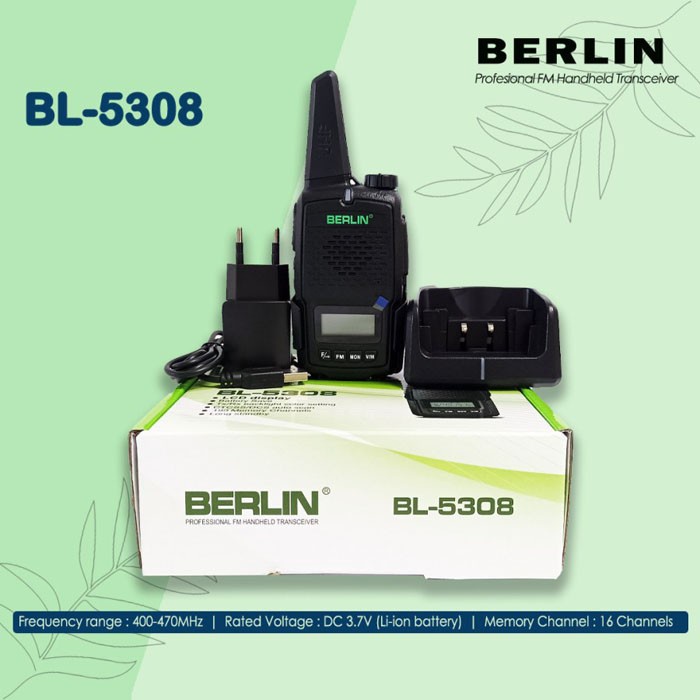 Berlin Walkie Talkie HT LCD Display BL-5308 BL 5308 BL5308
