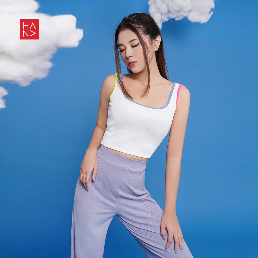 Hana Fashion - Herbie Knit Tank Top Wanita - TT401