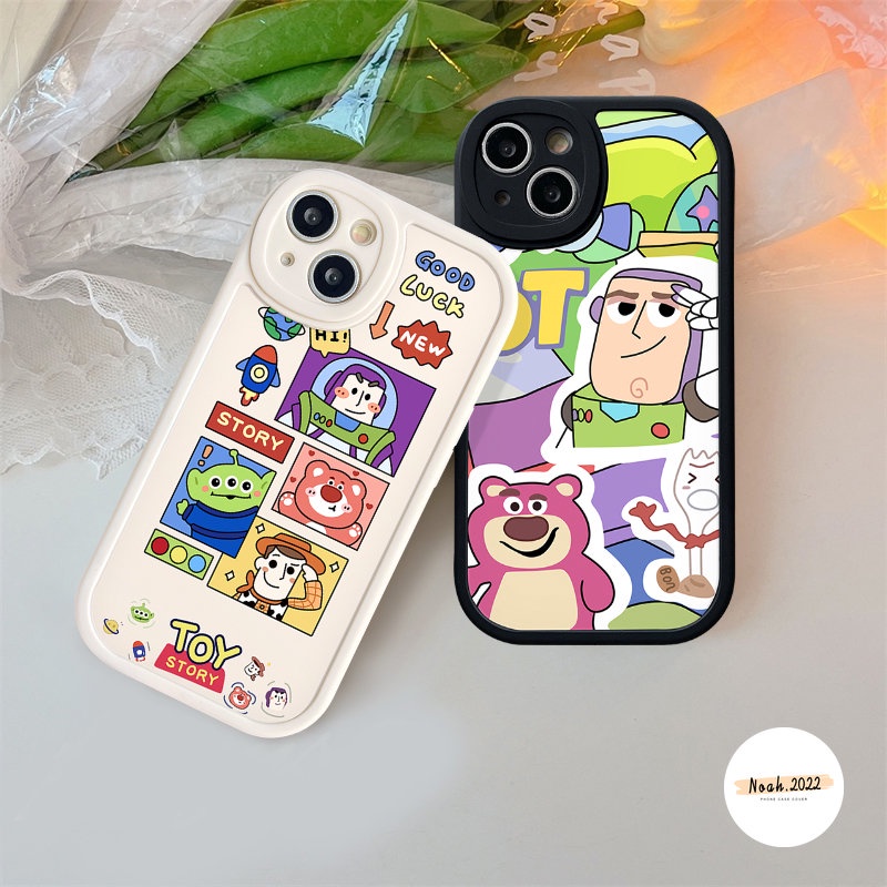 Case Toy Story Kartun Lucu Untuk Realme C53 C12 C25 C11 C25s C30 C55 C15 C35 10 Pro+ C31 C20 C17 C25Y 6i 9i 8i 5 6 8Pro 6s 8 5i 7i C20A C21Y C21 GT C3 Lovely Soft Manyo Cover Belakang