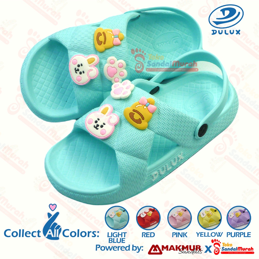 Toko Sendal Murah - Sandal Slop Anak Uk 25 - 30 / Sandal Anak Motif Kelinci / Sandal Slop Tali Anak Terbaru / Sandal Lucu Nyaman Kekinian [Toko Sendal Murah M 539 D]