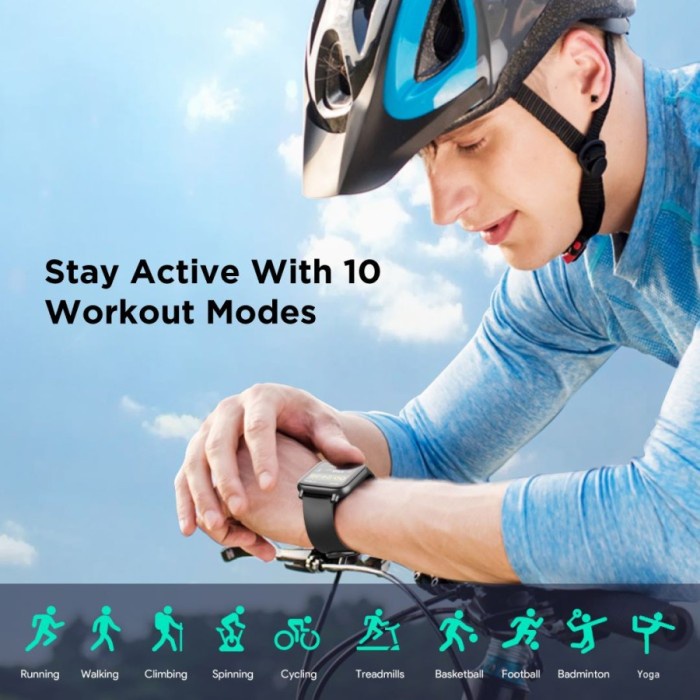 Smartwatch Aukey SW-1 Fitness Tracker Activity 10 With IP68 501643