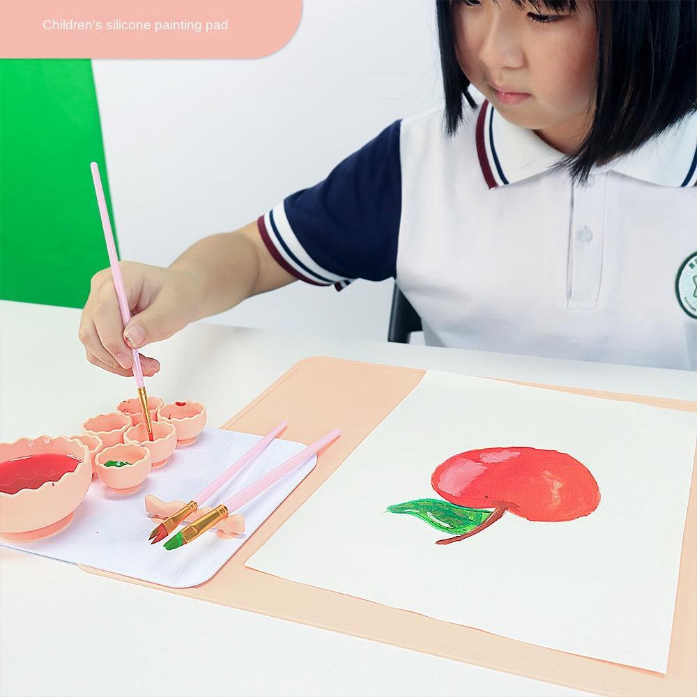 Tikar Lukisan Silikon Nanas Art Watercoloring Stamping Anti Lengket Craft Mat Untuk Melukis