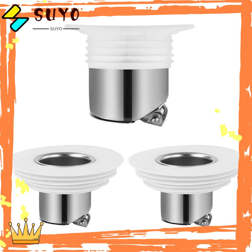 Suyo Floor Drain Aksesori Kamar Mandi Berguna Katup Satu Arah Selokan Stopper Shower Drainer Pipa Air Plug