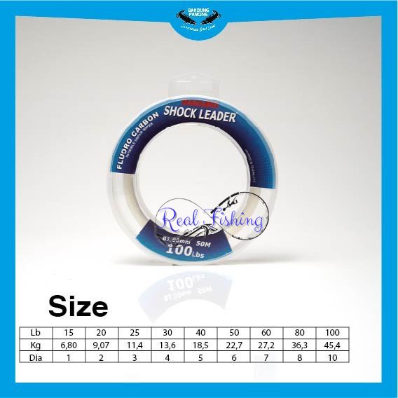 Senar FC Maguro Shock Leader Fluorocarbon - 20lb