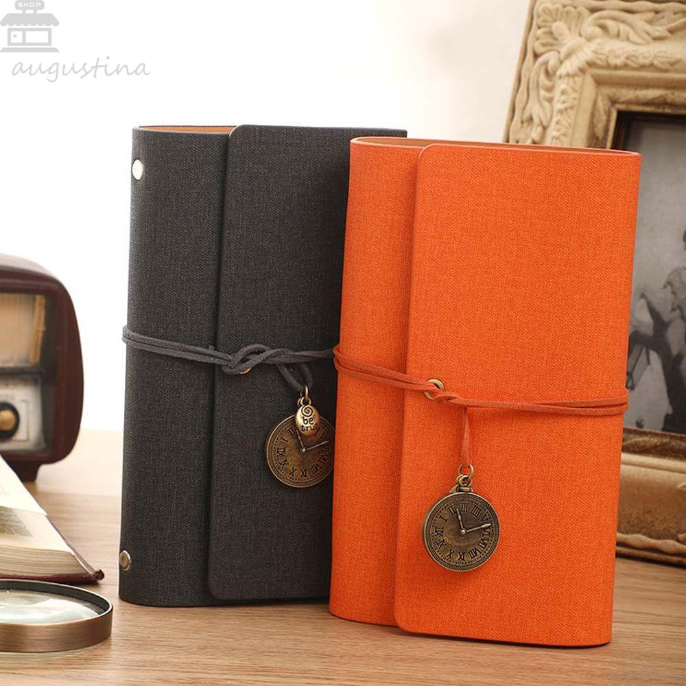 Agustinina Spiral Notebook Portable Hadiah Kantor Perlengkapan Sekolah Tulis Pad Tulis Buku Jurnal Notepad Diary Agenda