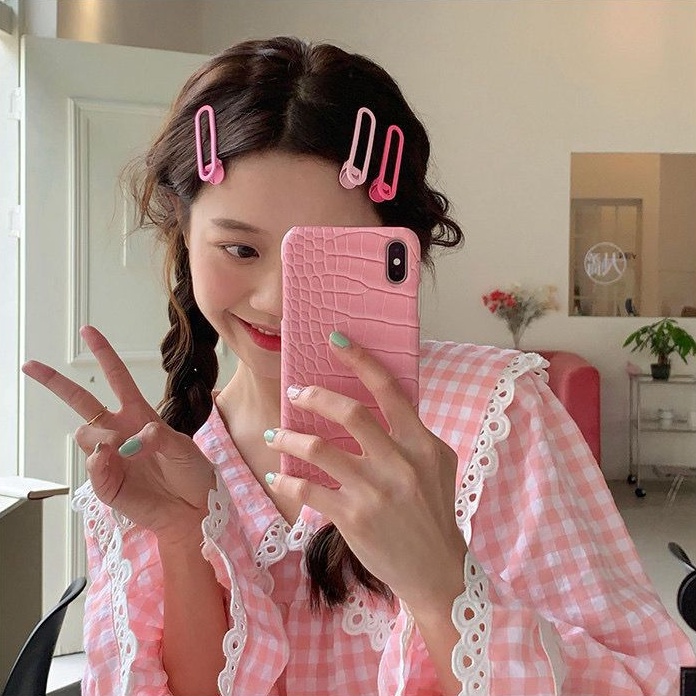 1set Korea Permen Warna Jepit Rambut Gadis Fashion Manis Jepit Rambut Klip bb Wanita Aksesoris Rambut