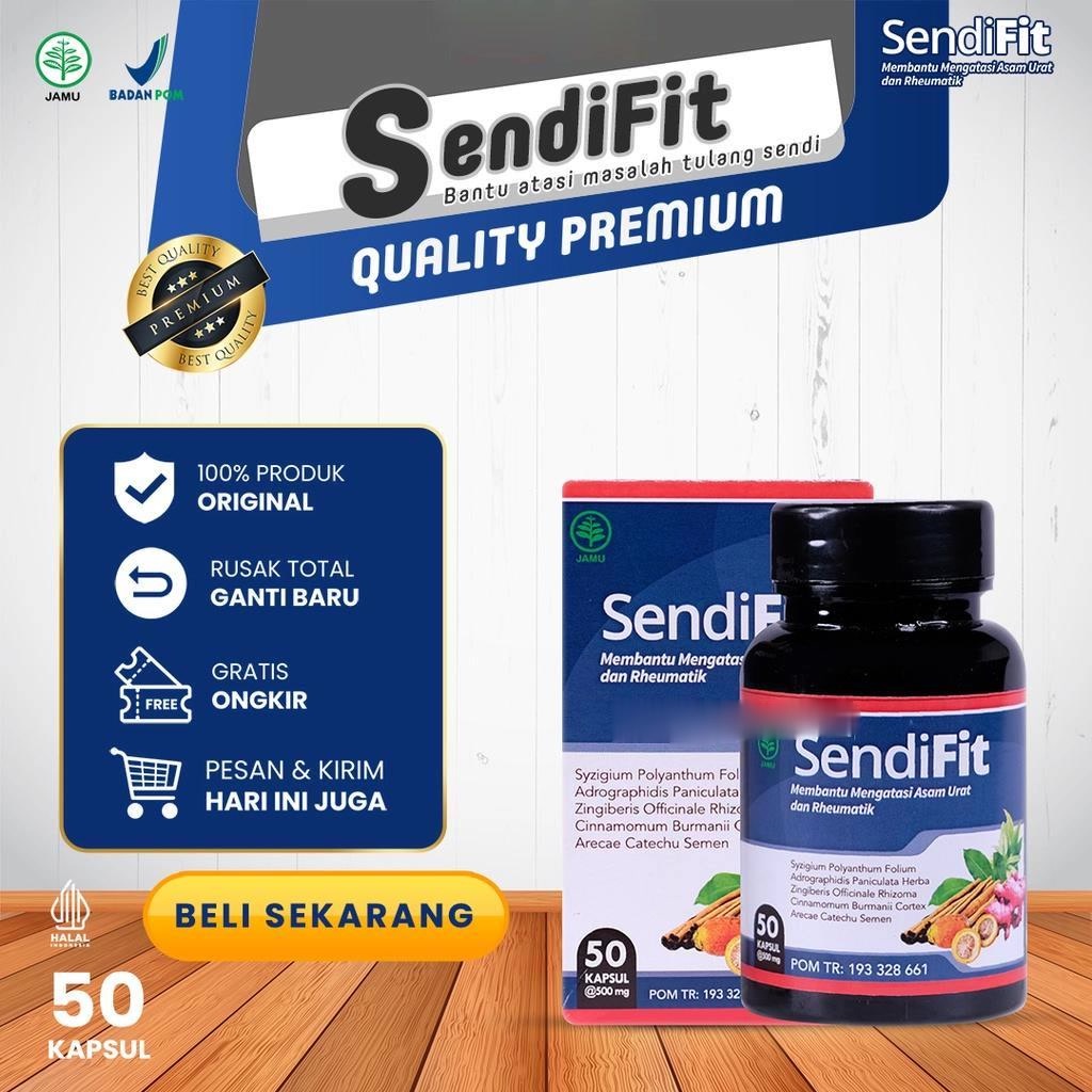 Sendifit Original Obat Herbal Asam Urat Rematik Nyeri Sendi Sakit Pinggang Dan Punggung Saraf Kejepit Patah Tulang Encok Kesemutan ORIGINAL