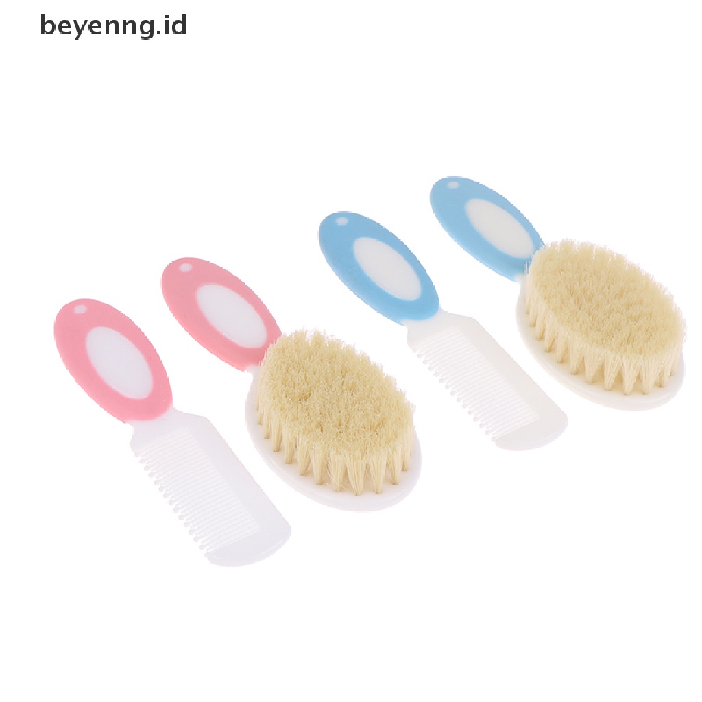 Beyen 2pcs/set Sikat Rambut Bayi Baru Lahir Lembut Portabel Bayi Anak Sisir Sikat Rambut Anak ID