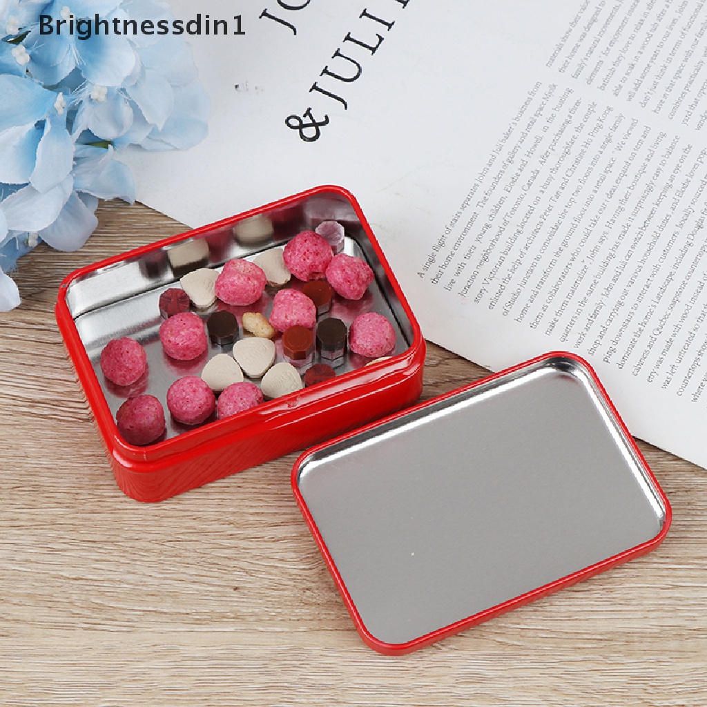 [Brightnessdin1] First aid Pill Iron box kit Outdoor Survival Kits Set Keluarga Kotak Logam Butik