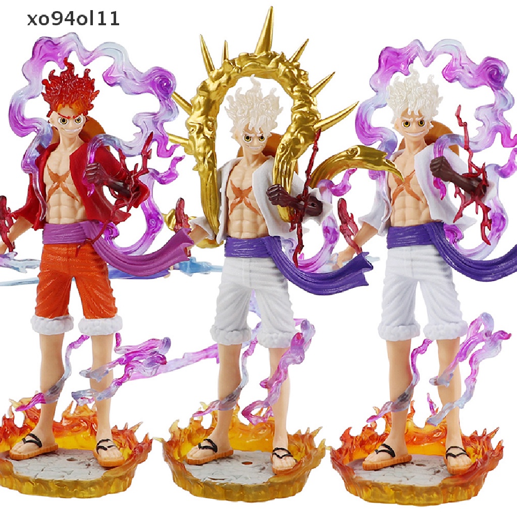 Patung XO Anime One Piece Luffy Gear5 Nika Sun God Action Figure Koleksi OL
