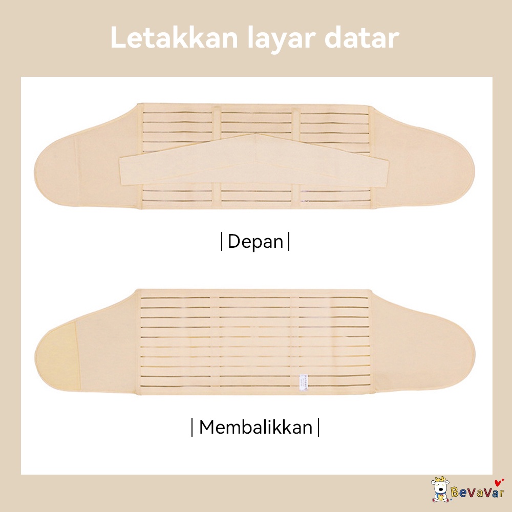 BEVAVAR Korset Melahirkan Adjustable Corset Stagen Korset Pelangsing Ibu Melahirkan