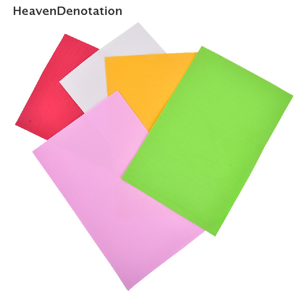 [HeavenDenotation] 10pcs/pack EVA Foam Lembaran Handmade Kertas Menyenangkan Anak Craft Hadiah 260x185x2mm HDV