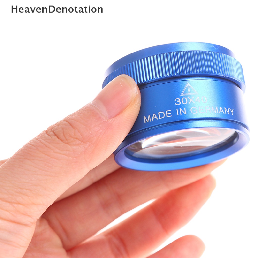 [HeavenDenotation] Premium 30x 40mm Measuring Magnifier Kaca Pembesar Lensa Loop Microscope HDV