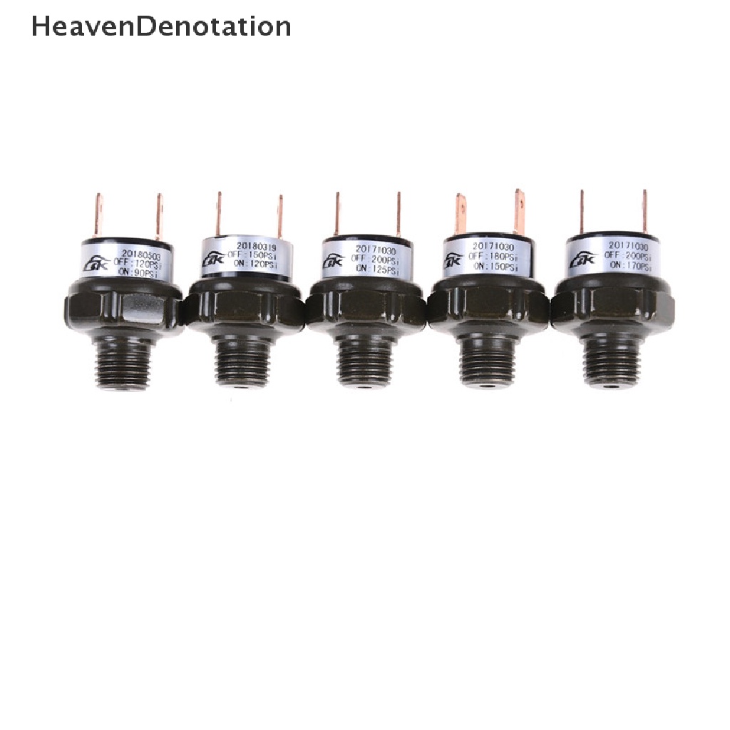 [HeavenDenotation] 120-150 PSI Katup Saklar Kontrol Tekanan Kompresor Angin 1per4 &quot;NPT End HDV