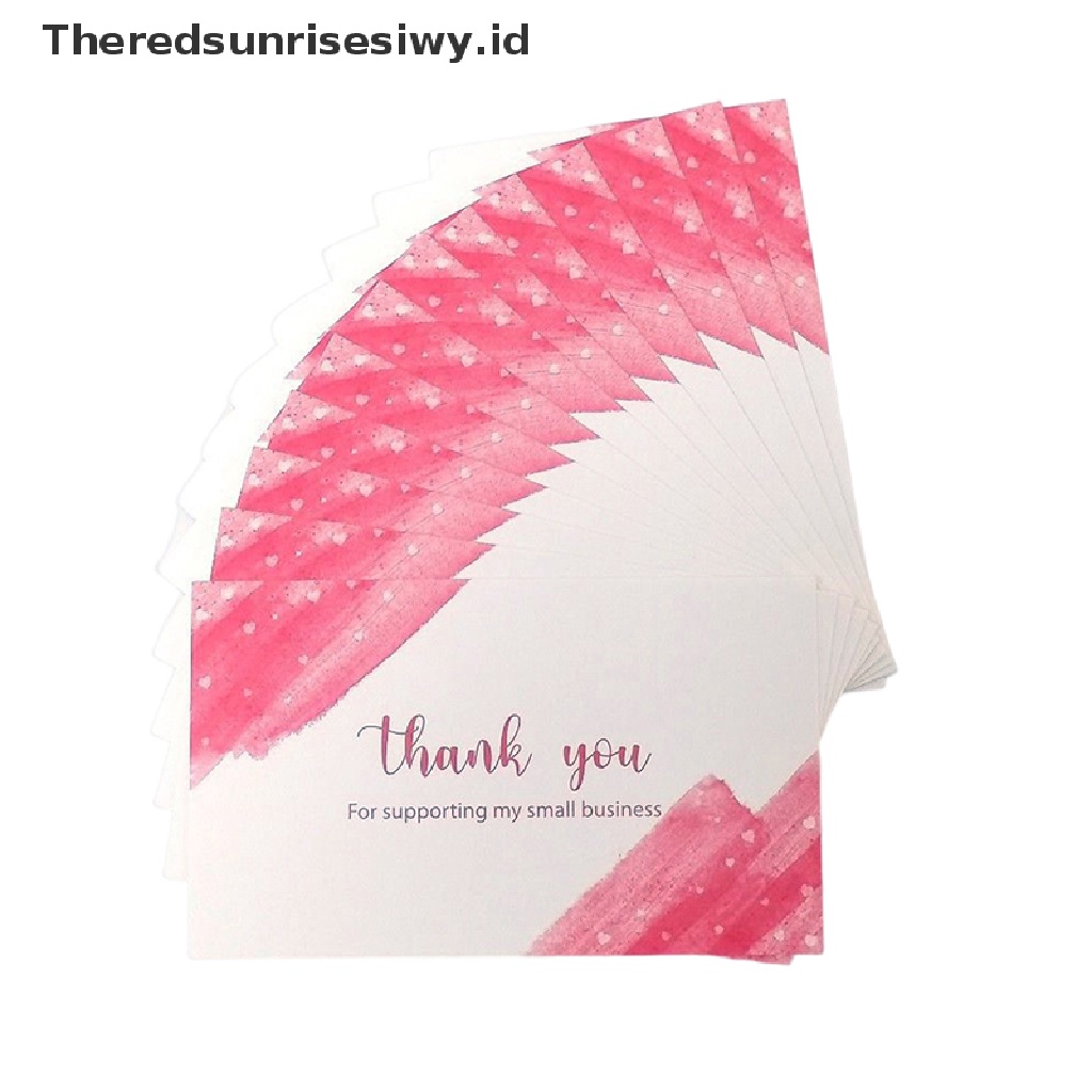 # Kado Mom &amp; PAPA DIY # 30pcs Thank You for Your Order Kartu Nama Gift Business Greeg Card~