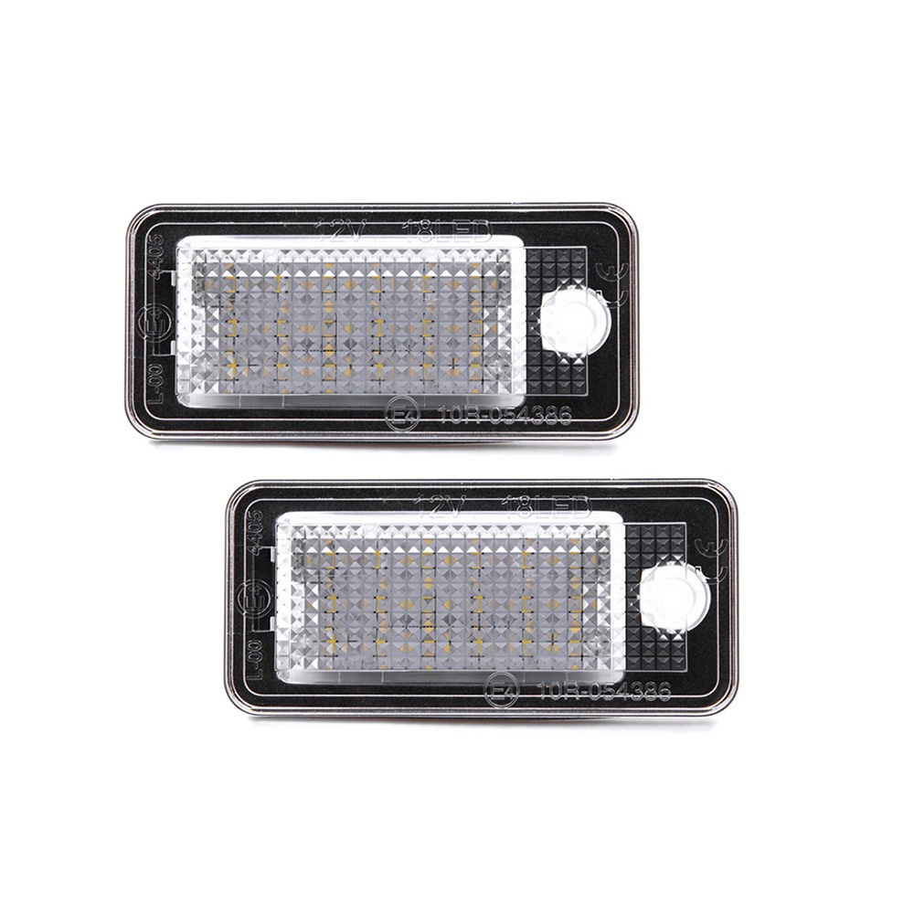 2pcs Lampu Plat Nomor Plat Led Mobil Lampu Untuk Audi A3 A4 S4 RS4 B6 B7 A6 RS6 S6 C6 S5 2D Cabrio Q7 A8 S8 RS4 Avant