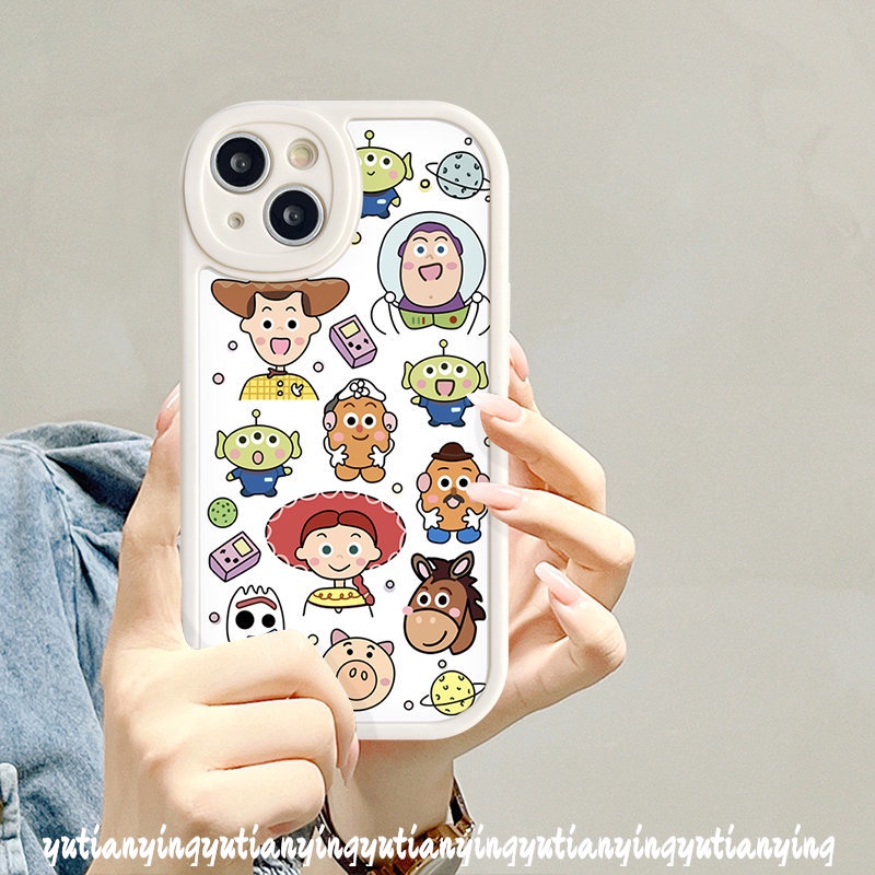 Cute Cartoon Sticker Casing Infinix Hot 11 10s 9 10T 11s 10 Play Smart 6 5 Hot 10T 11 11s 10 Lite 10s Toy Infinix Note 8 Story Tpu Silicon Soft Phone Cover