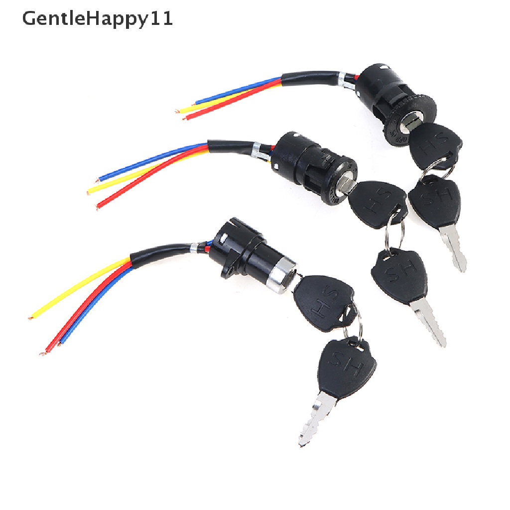 Gentlehappy Universal Ignition Switch Key Power Lock Untuk Sepeda Listrik Skuter Elektrik id