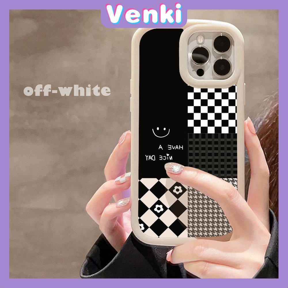 Case fo iPhone 11 Pro Max TPU Soft Case Frosted Bubble Case Classic Black and White Check Camera Protection Shockproof For iPhone 14 13 12 11 Plus Pro Max 7 Plus X XR