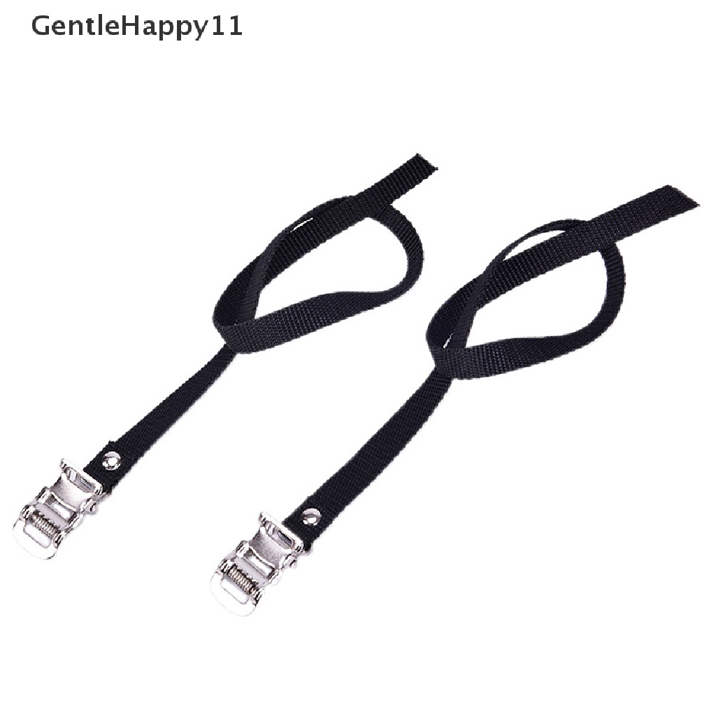 Gentlehappy 1pasang Cycle Pedal Non Slip Strap Sepeda Berputar Bersepeda Sepatu Ujung Casing Tali Ikat  Id