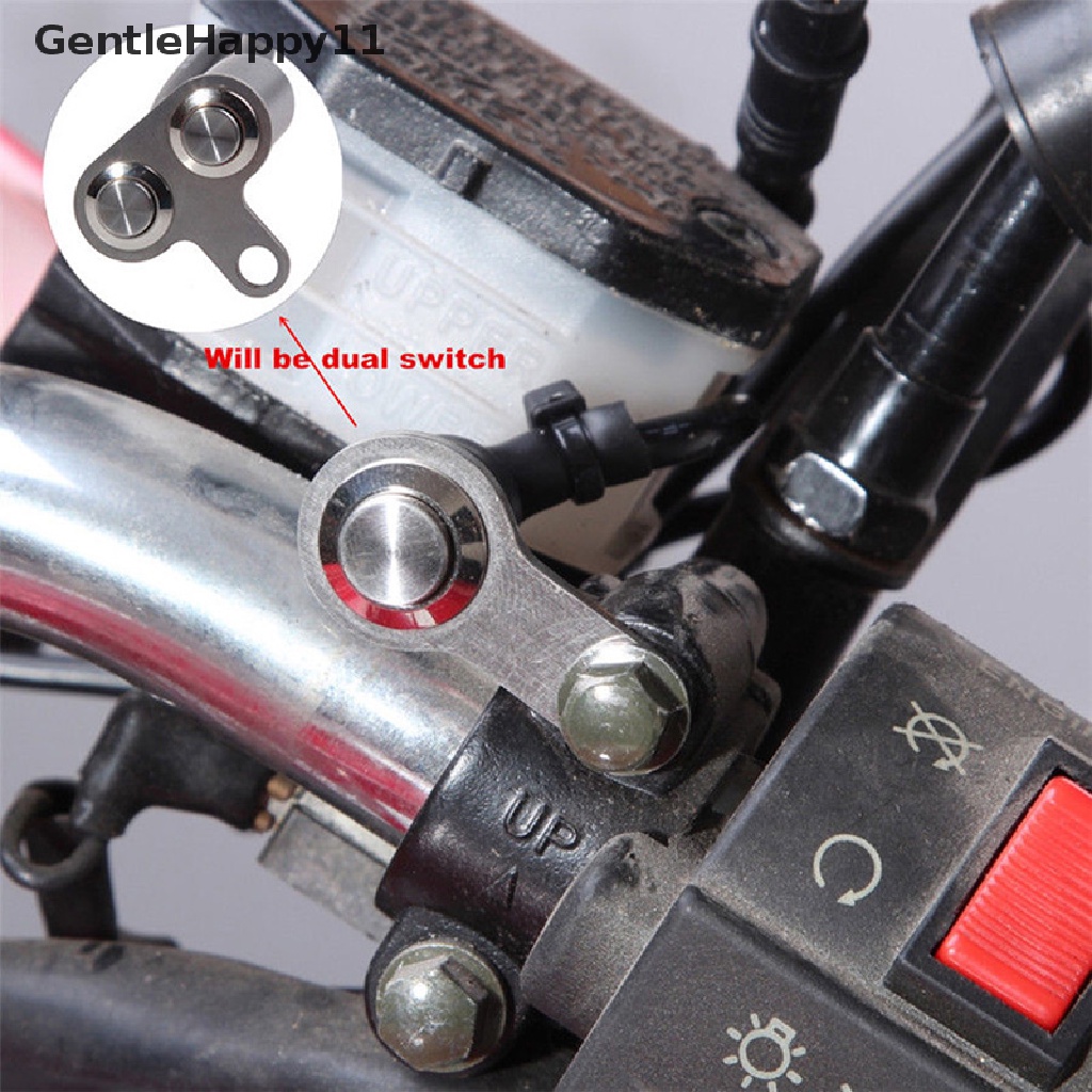 Gentlehappy Universal Stang Motor Reset Lock Mount Horn Mesin Start Dual Tombol id