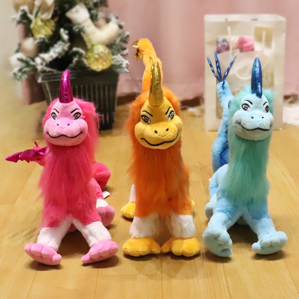 Raya and the Last Dragon Plush Toys Bendable Creative Colorful Dragon Toys Boneka Boneka Mainan Hadiah Untuk Anak-Anak