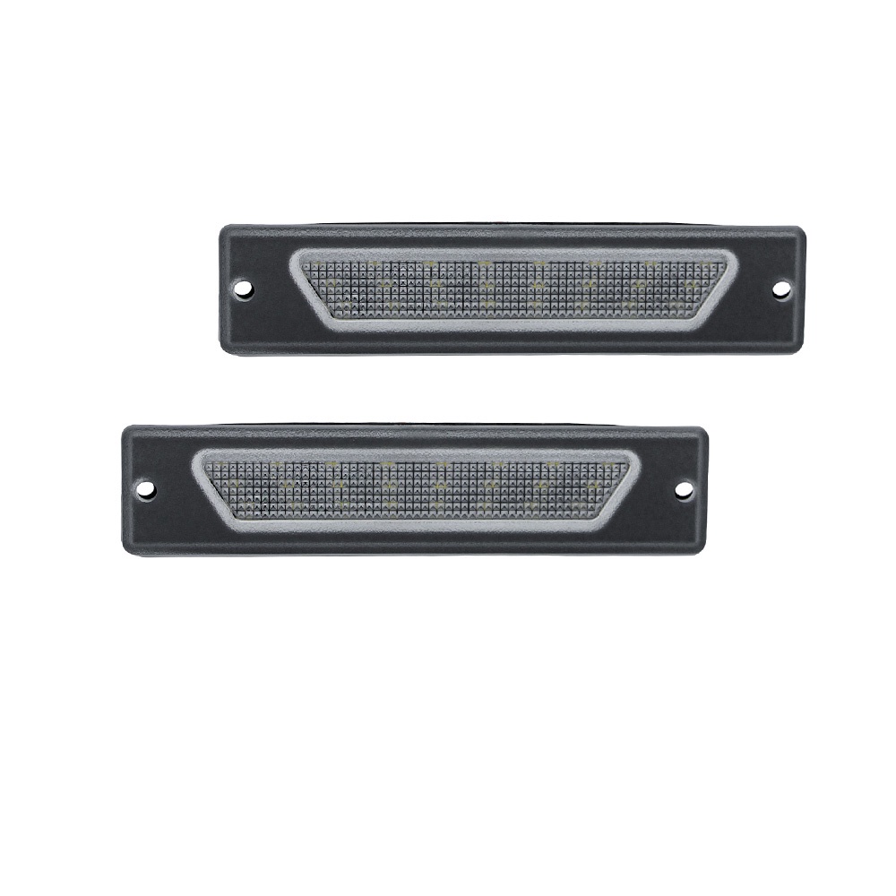 2pcs Lampu Plat Nomor Plat LED Warna Putih Untuk Quattroporte Maserati2003 ~2012