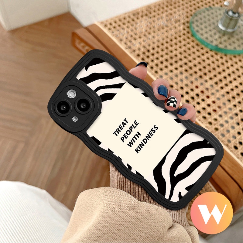 IPHONE Coulpe Casing Tpu Lembut Kompatibel Untuk Iphone11 Pro Max 7Plus 13 12 14 Pro Max XR X XS Max7 6s 6 8 Plus SE 2020 Case Motif Leopard Huruf Inggris